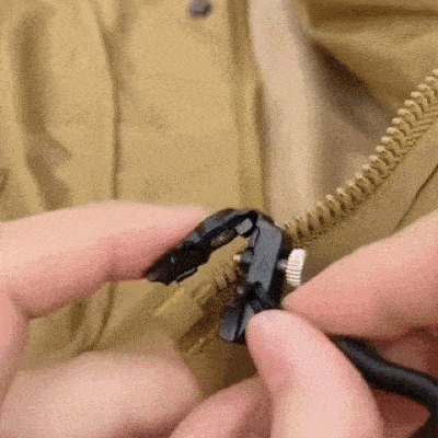 Set 6 glisoare de fermoar detașabile